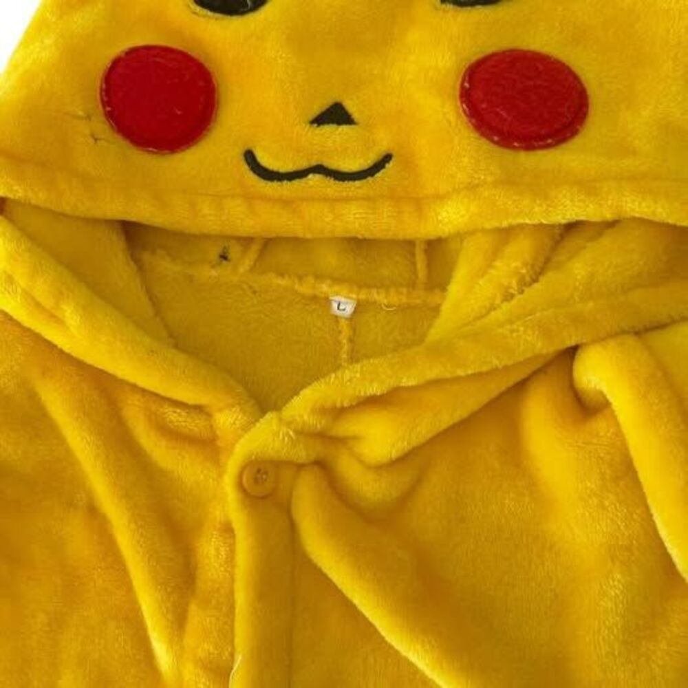 Adult Pikachu Unisex Halloween Costumes Pajamas Outfit size L